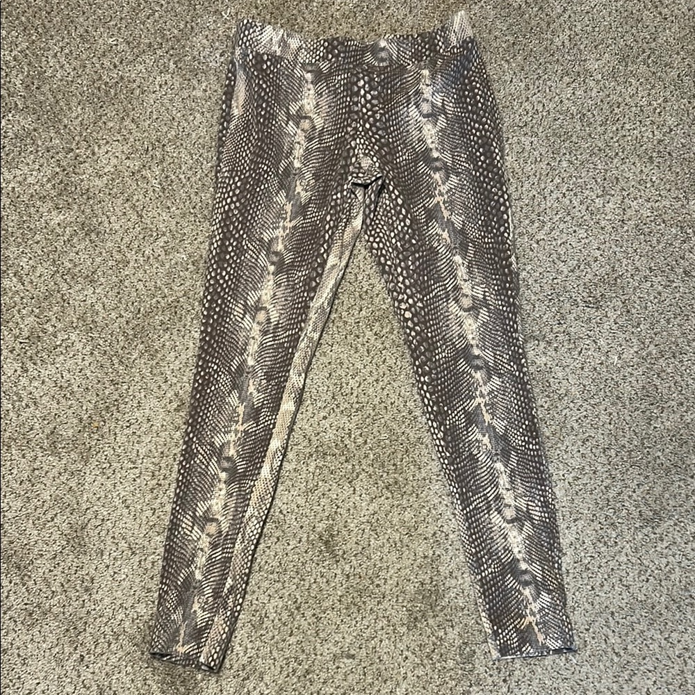 Express Snakeskin Print Leggings